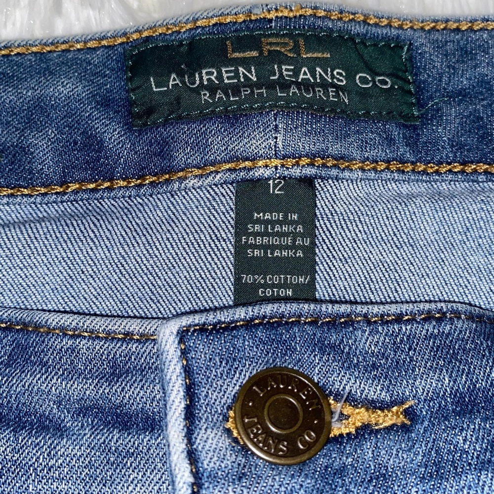 Ralph Lauren Cropped Jeans Excellent Condition Size 12 - Picture 2 of 6